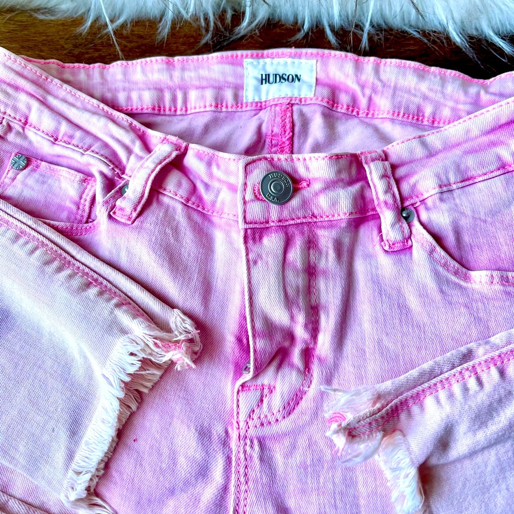 Girls Hudson frayed ankle jeans